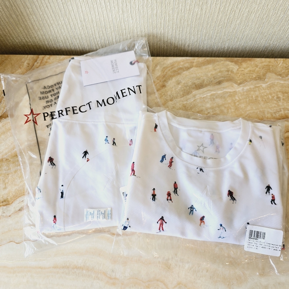 SET- Perfect Moment Dede Ski Active Tee Perfect Moment Base Layer Top & Leggings - Picture 9 of 17